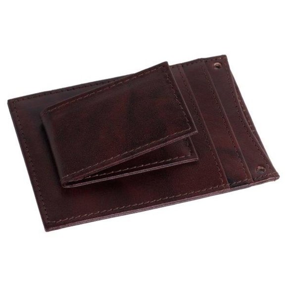Artizanni Mens Leather Money Clip Wallet - Picture 5 of 6